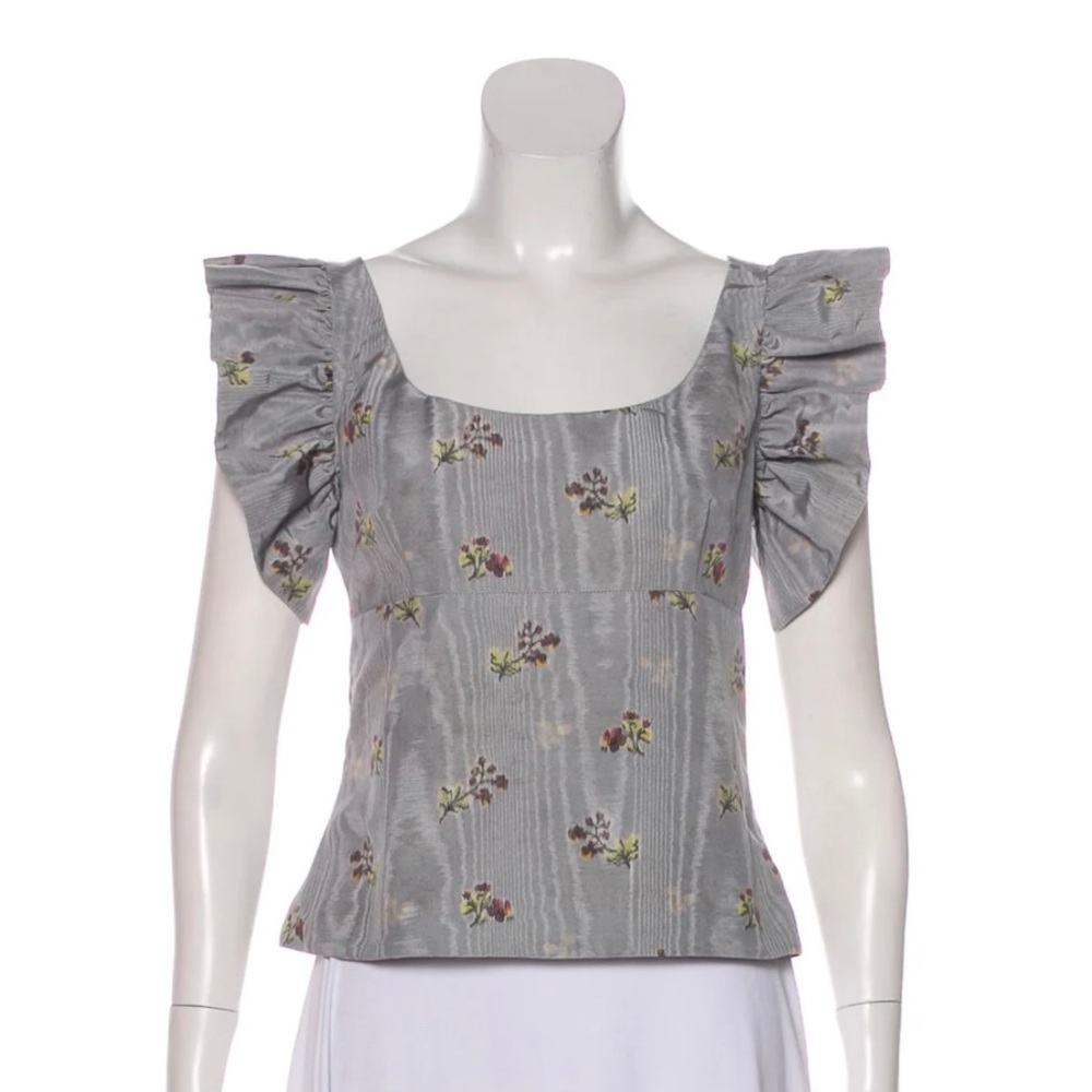 Brock Collection Amazing Ruffled Top Camisole Size 2